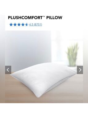 Sleep Number Plush Comfort King Pillow New